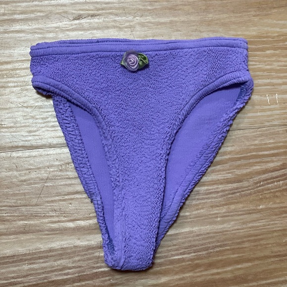 Hunza G Girl Purple Bikini bottom only - Picture 1 of 2